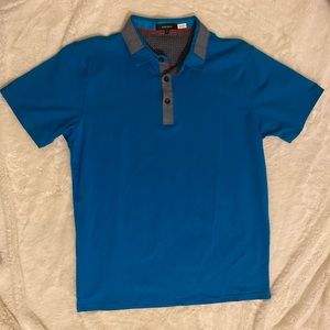 Barabas mens blue polo